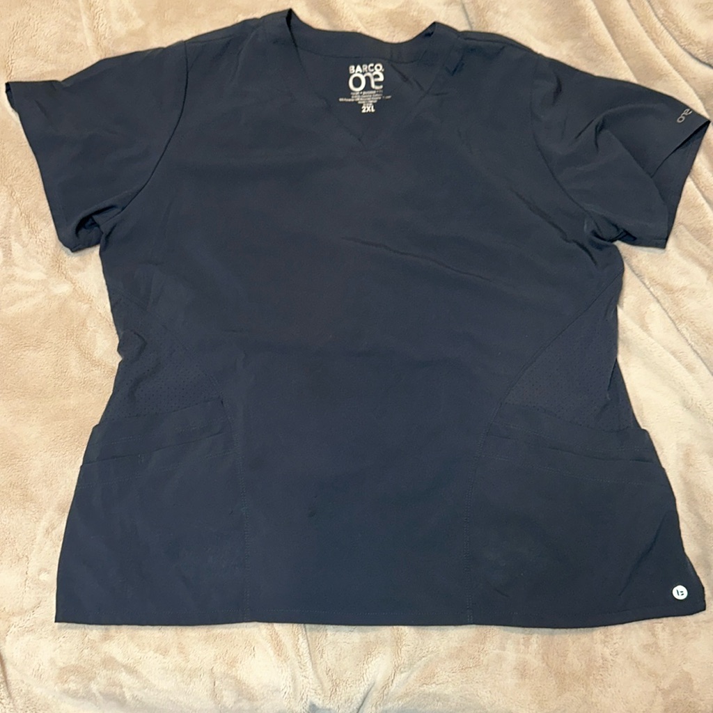 Barco One Womens Steel Pulse Scrub Top 2xl
